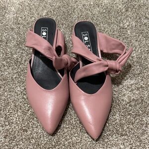 Sol Sana Mauve Leather sandals